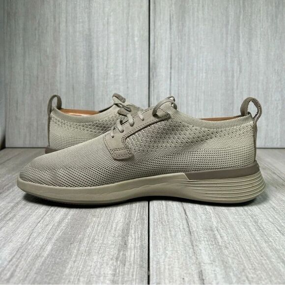 Wolf and Shepherd SwiftKnit Grey Knit Casual Derby Oxford Dress Shoe Mens Size 7 - Picture 2 of 10